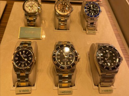 劳力士玫瑰金游艇名仕型