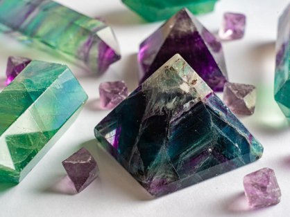 萤石的常见品种以及保养、收藏